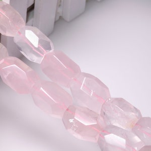 Wholesale Natural Gemstone Cuboid Faceted Nugget Beads Barrel Beads ...