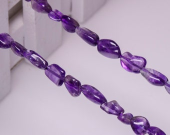 Wholesale Amethyst Natural Gemstone Polished Quartz Beads for Jewelry Making/Pendant/Necklace/Bracelet/Luck Gift