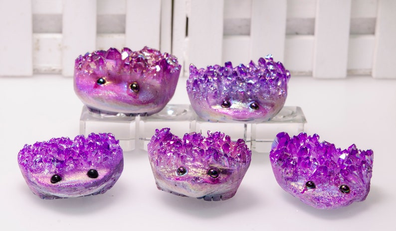 Purple Crystal Hedgehog Purple Crystal Hedgehog