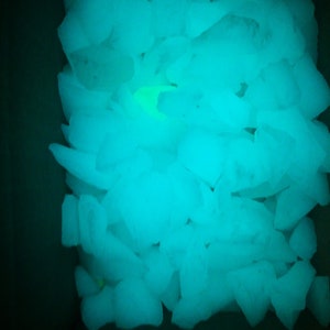 Bulk Lot 9-12mm Glowing Stone Beads Luminous stone/Undrilled/unpolished Beads/Gift For Her/Jewelry Making/Miners Specimen/Decor/Bracelet