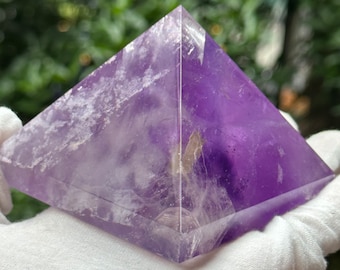 75 mm Ametrine Pyramid/Rare Amethyst Pyramid/February Birthcrystal/Ametrine Specimen/Ametrine Decoration/Special Gift/Birthday Crystals
