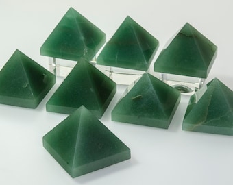 Wholesale Green Aventurine Pyramid Rare Beautiful Natural Gemstone Polished Pyramid-Decor-Chakre-Reiki-Meditation-Healing