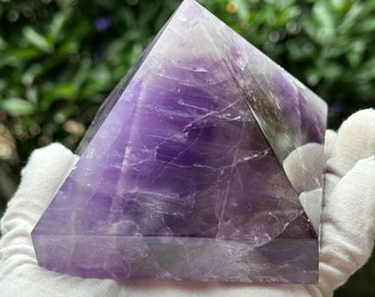 84 mm Ametrine Pyramid/Amethyst Pyramid/February Birthcrystal/Ametrine Specimen/Ametrine Decoration/Gift/Home Amethyst/Brazil Ametrine