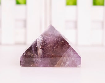 52mm Ametrine Pyramid Rare Beautiful Natural Gemstone Polished Ametrine Quartz Pyramid-Decor-Chakre&Reiki-February Birthstone-Healing-Gift