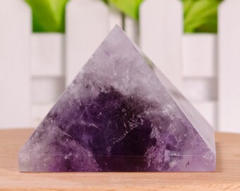 63 mm Ametrine Pyramid Rare Beautiful Natural Gemstone Polished Ametrine Quartz Pyramid-Decor-Chakre&Reiki-February Birthstone-Healing-Gift