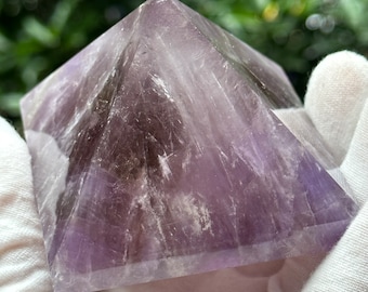 67mm Ametrine Quartz Pyramid/Amethyst Crystal Pyramid/Meditation Energy Crystal/Ametrine Crystal Specimen/Special Gift/Birthday Gift Crystal