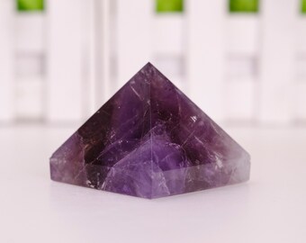 43mm Ametrine Pyramid Rare Beautiful Natural Gemstone Polished Ametrine Quartz Pyramid-Decor-Chakre&Reiki-February Birthstone-Healing-Gift