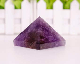 53mm Ametrine Pyramid Rare Beautiful Natural Gemstone Polished Ametrine Quartz Pyramid-Decor-Chakre&Reiki-February Birthstone-Healing-Gift