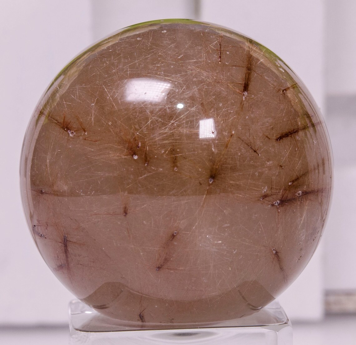 Rare Golden Rutilated Quartz Sphere Beautiful Natural Quartz Etsy