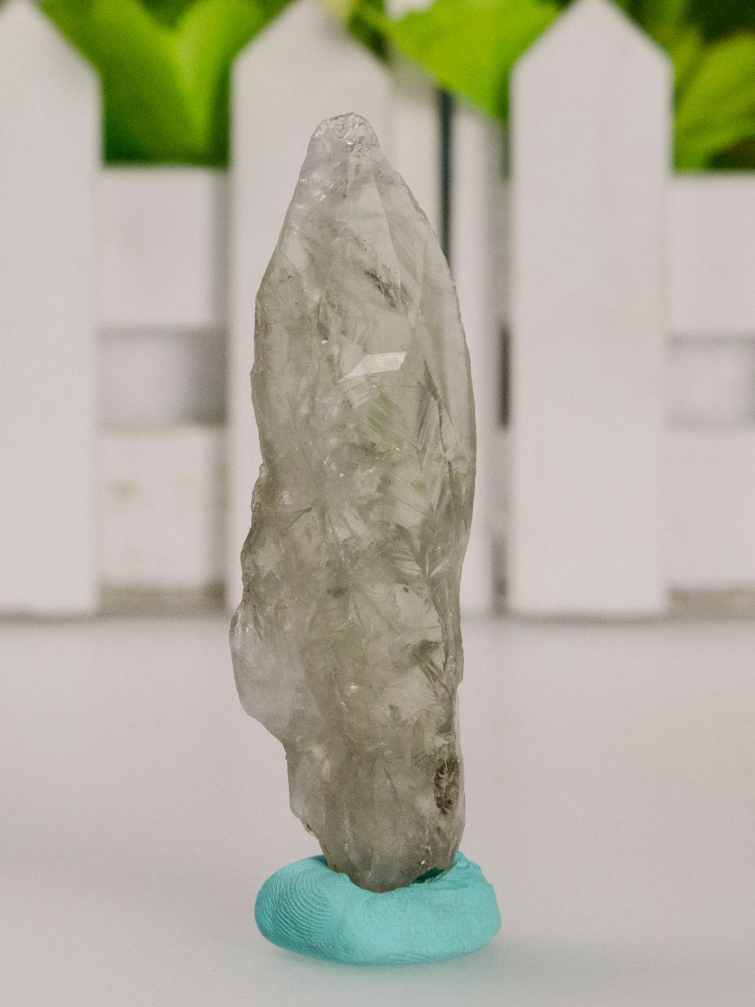 22 G Raw Rough Green Crystal Clear Quartz Natural Gemstone Etsy