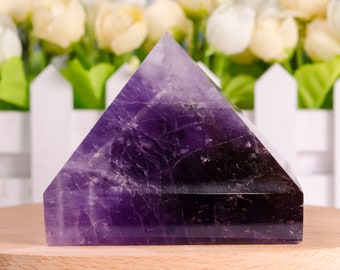 81 mm Ametrine Pyramid Rare Beautiful Natural Gemstone Polished Ametrine Quartz Pyramid-Decor-Chakre&Reiki-February Birthstone-Healing-Gift