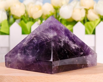 81 mm Ametrine Pyramid Rare Beautiful Natural Gemstone Polished Ametrine Quartz Pyramid-Decor-Chakre&Reiki-February Birthstone-Healing-Gift