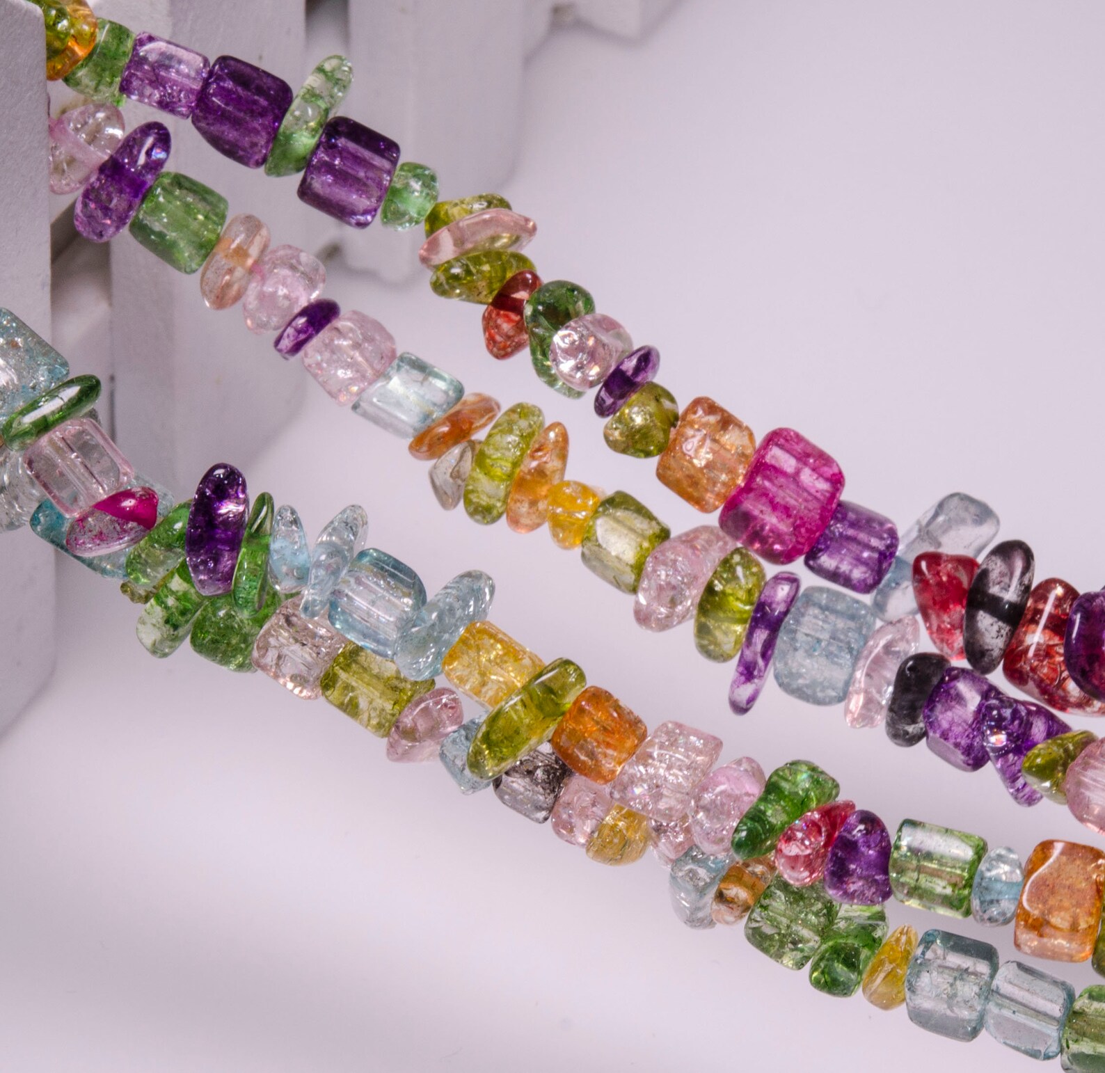 Wholesale Popcorn Crystal Natural Gemstone Center Drilled Chip Etsy