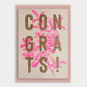 Maxicard / Congratulazioni / A5 / carta ecologica / stampa vegana