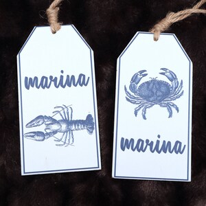 Decorative maritime sign for hanging crab image 7