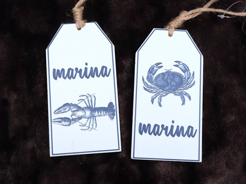 Decorative maritime sign for hanging crab image 7