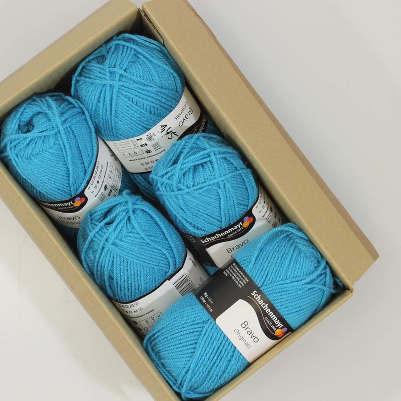 Schachenmayr 2.63 EURpcs package wool knitting yarn Bravo Originals Atlantis 6x50gr
