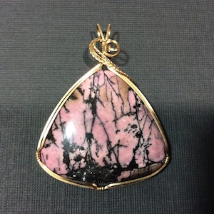 Gorgeous Rhodonite Pendant