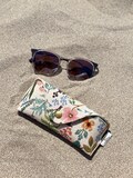 Glasses case, sunglasses case, hard shell glasses case, protective bag, reading glasses case, floral pattern, gift for her