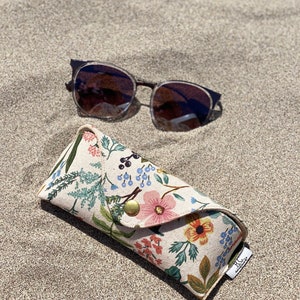 Étui à lunettes, étui à lunettes de soleil, étui à lunettes à coque rigide, sac de protection, étui à lunettes de lecture, motif floral, cadeau pour elle