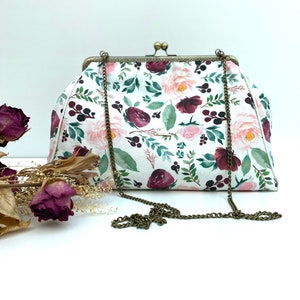 Cliptasche | Umhängetasche | Clutch | Hänkeltasche | Handtasche | Handarbeitstasche | Kulturtasche | Kosmetiktasche Groß,Schultertasche