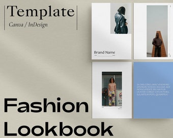 Fashion Lookbook Template – Canva & InDesign