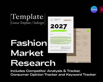 Fashion Market Research Template