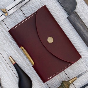 Leather Field Notes Cover, Moleskine, Journal Cover / Wallet With Pen Holder