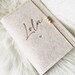 U-booklet cover with name • nude beige with heart • felt • envelope • U-booklet cover • U-booklet • U-booklet • U-booklet cover young girls