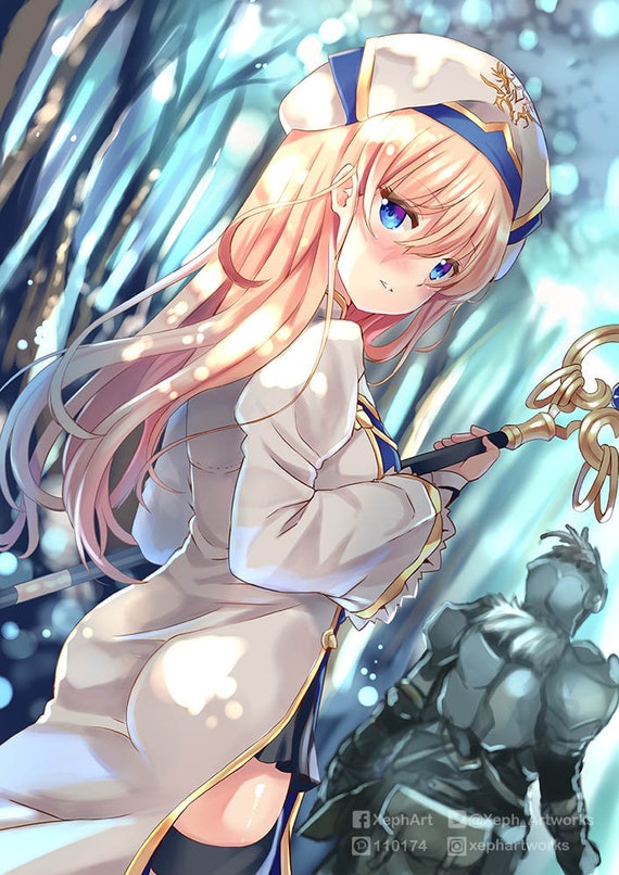 Featured image of post Goblin Slayer Priestess Fanart I feel relieved that they didn t had sex
