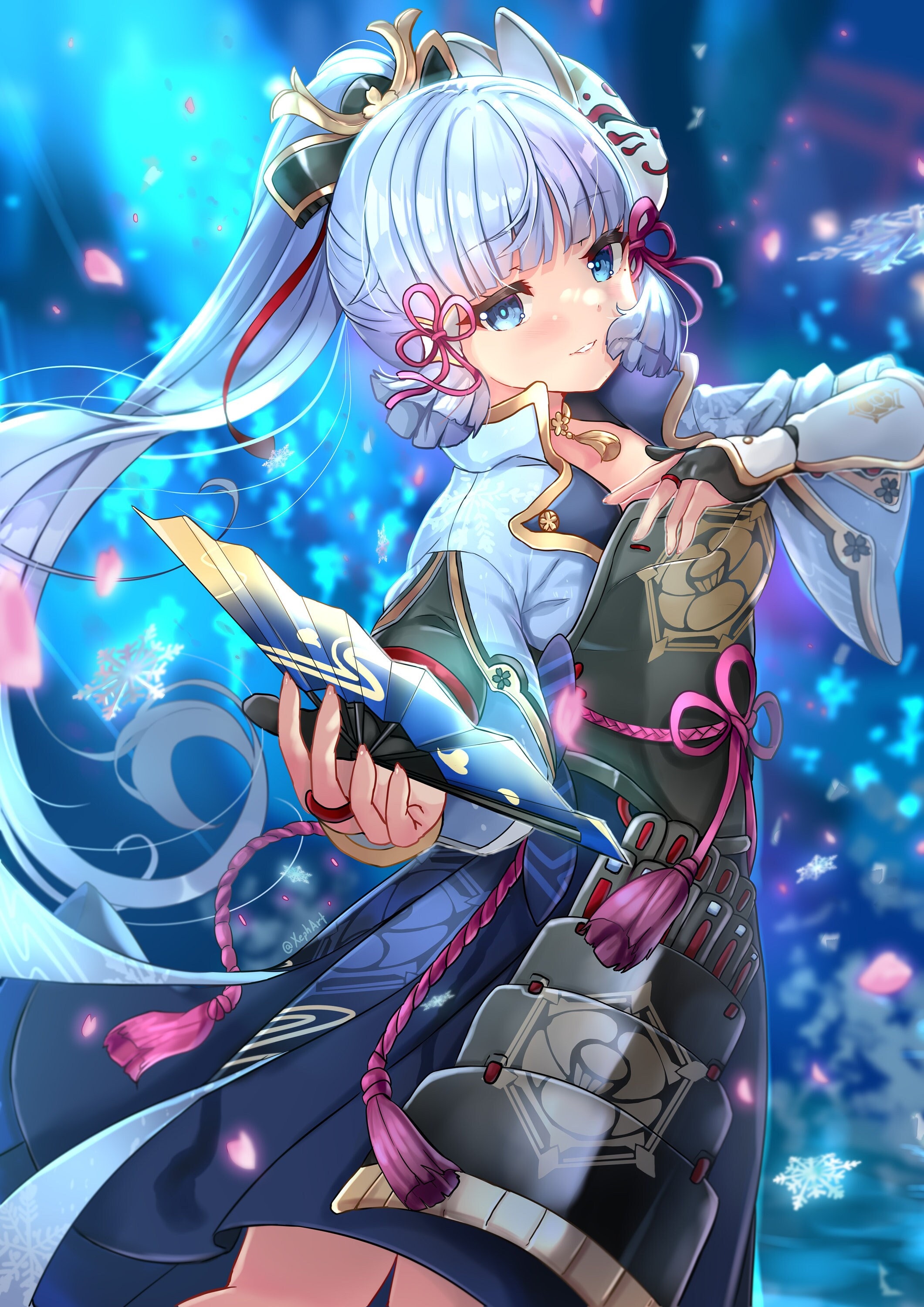 Genshin Impact Ayaka Anime Affiche - Etsy France