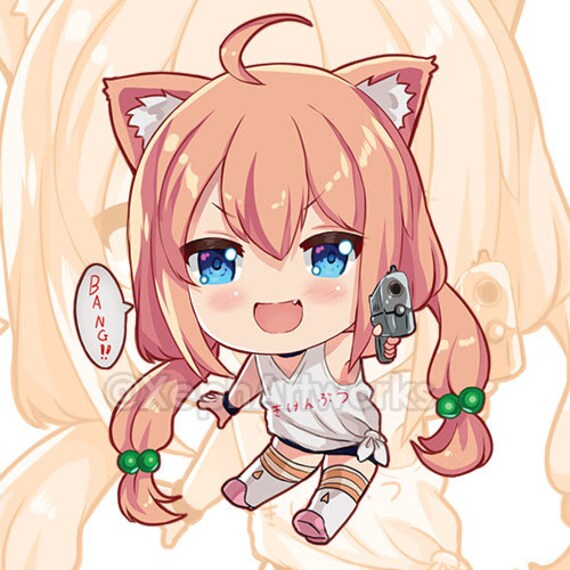 Nekomiya Hinata Double Sided Clear Acrylic Charm Keychain Etsy