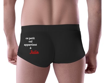Personalized MEN'S BOXER this little ass, personalized men's gift, Valentine's Day box, Valentine's Day boxer, Valentine's Day socks