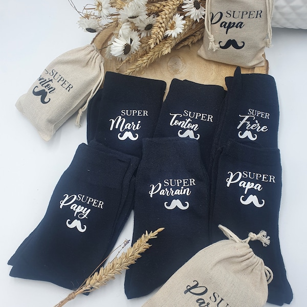 Personalisierte Socke, Papa-Geschenk, Lieblingssocke, Opa-Geschenk, personalisiertes Männergeschenk, Paargeschenk, Hochzeitssocke