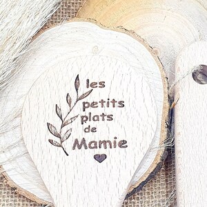 Cuillères en Bois Personnalisées, pour les plats de Mamie , idéal pour manmie , nounou, bonne fête maman, fête des mères, cadeau nounou image 6