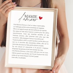 Love Grandma Quote Poster - Printable PDF Poster - A4 Size - Digital Download - Original Gift for Grandma