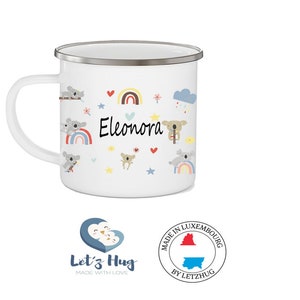 Goblet incassable, tasse gobelet personnalisé enfant rentrée scolaire personnalisé avec prénom , KOALA