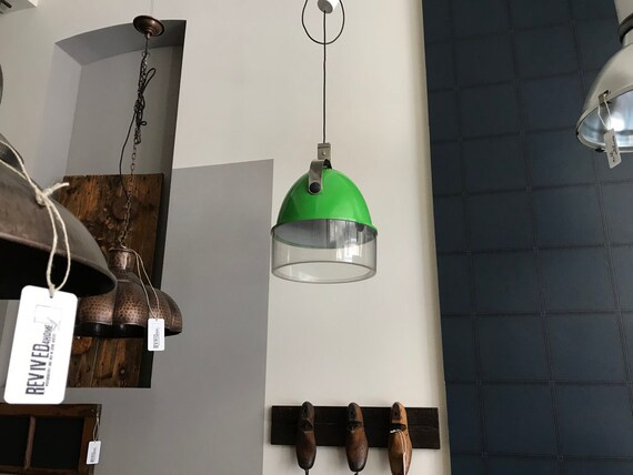 Send Unusual Hanging Lamp Ceiling Lamp Lamp Made Of An Old Dry Hood