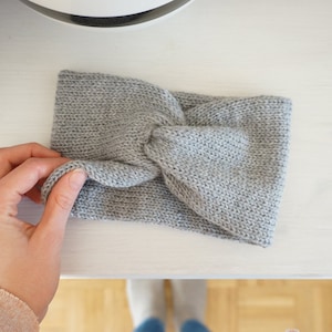 Instructions headband BELLE double knitted - German and English