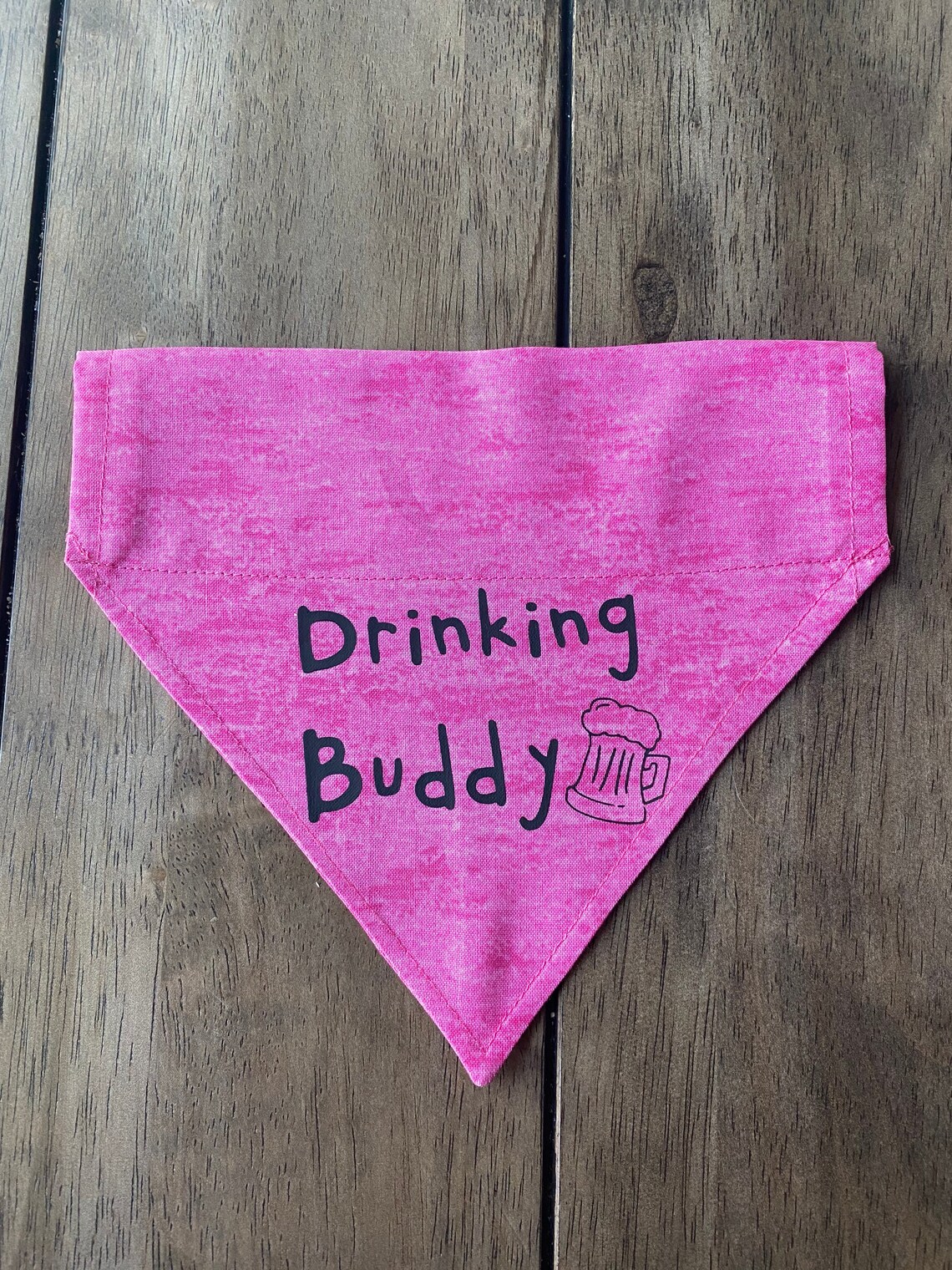Drinking Buddy Dog Bandana | Etsy