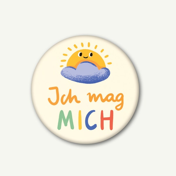 Magnet Ich mag mich Affirmation 37 mm