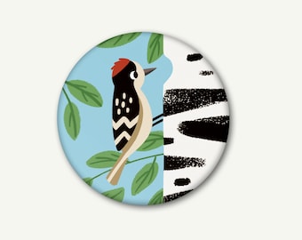 Magnet woodpecker 37 mm