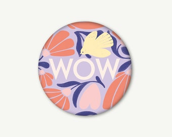 Magnet WOW MOM Muttertag 37 mm