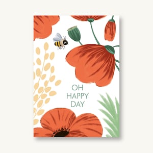 Postkarte "Oh happy day"