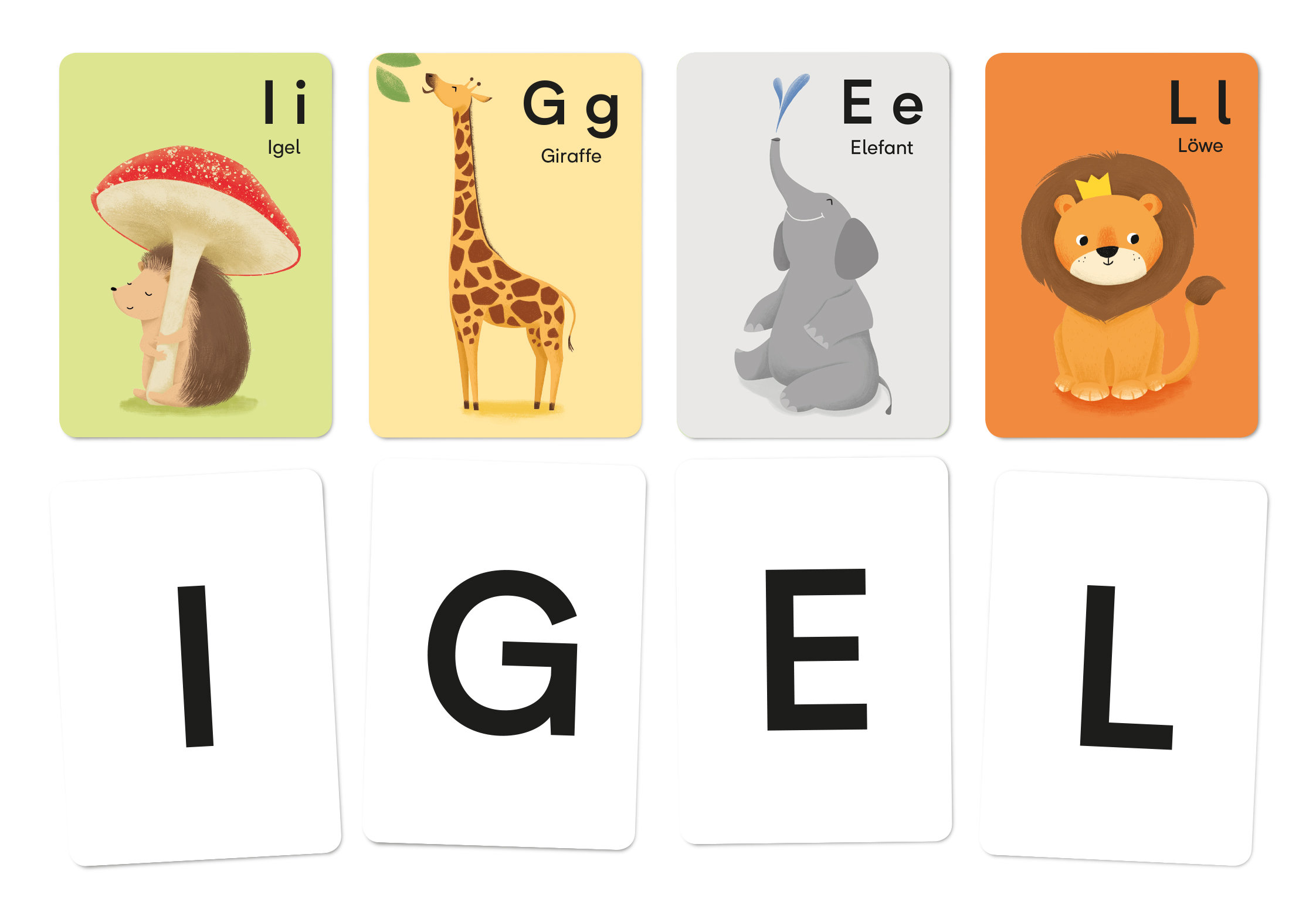 ABC Alphabet Karten Set DIN A6 105 x 148 mm - Etsy