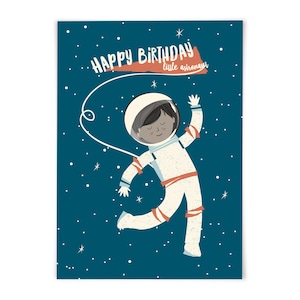 Postkarte Geburtstag Astronaut