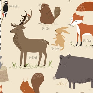 Animals of the Forest, Poster A3 image 2