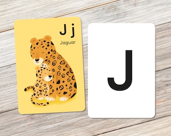 Alphabet animal: J pour Jaguar