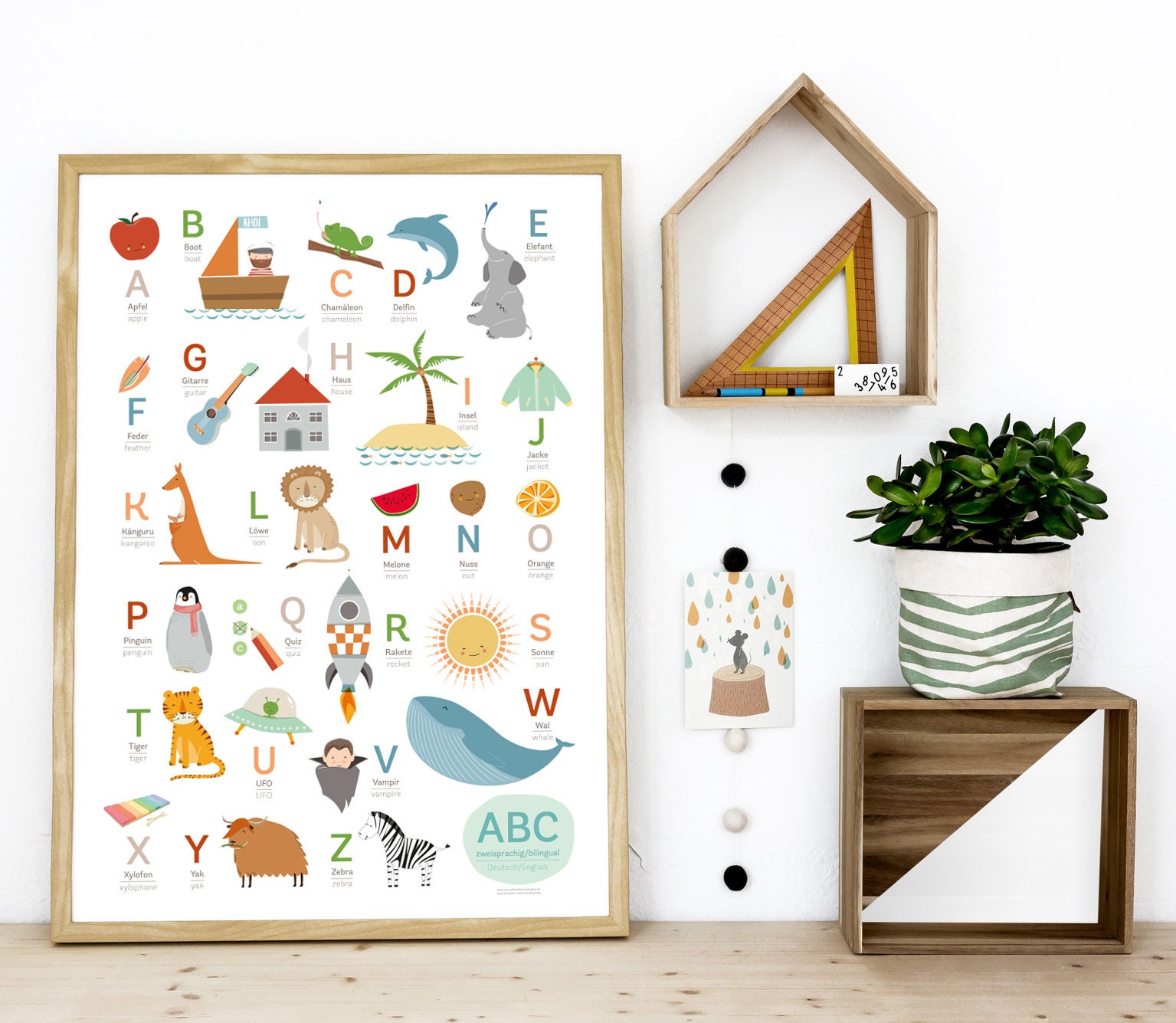 Abc Poster Allemand/Anglais - Din B2