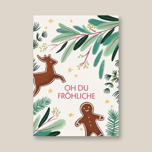 Postkarte Weihnachten / Oh du Fröhliche